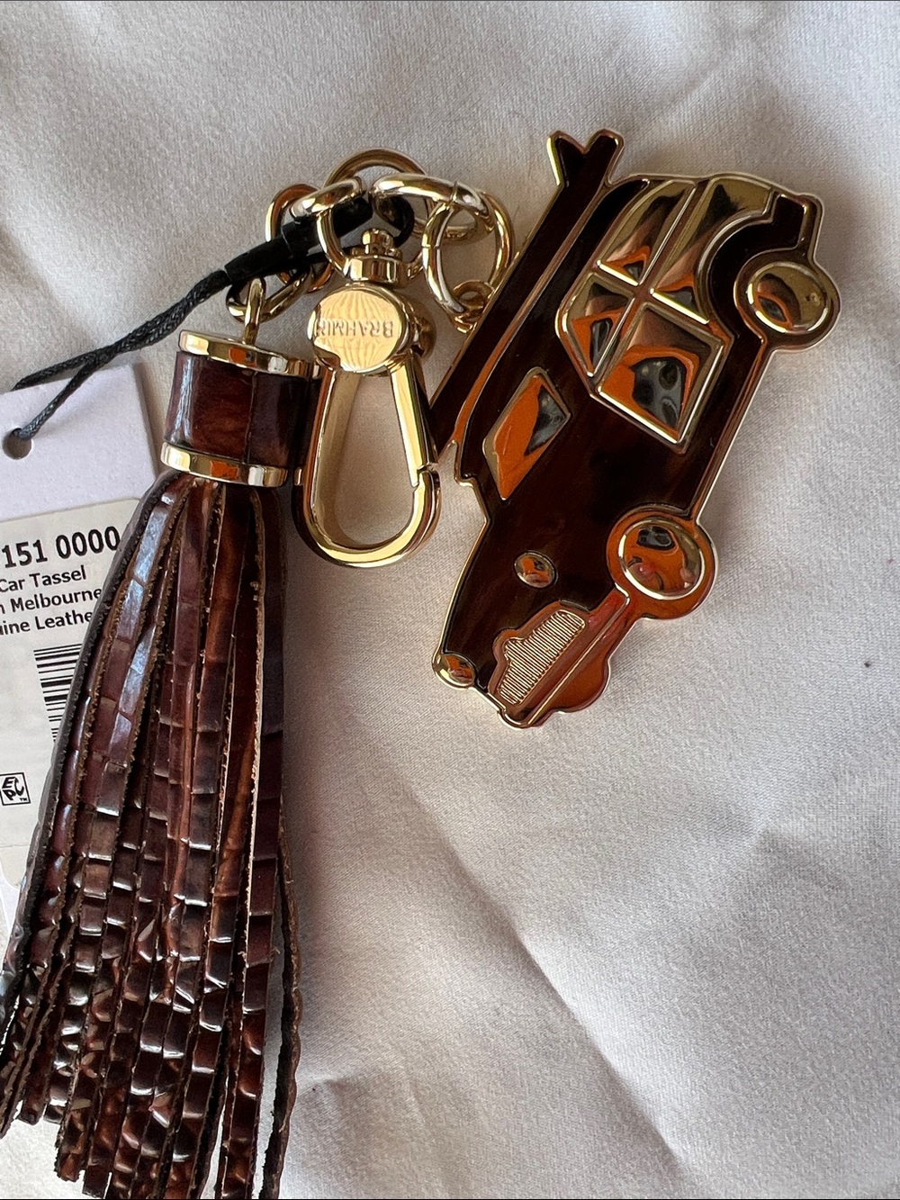 Brahmin Copa Charm Pecan NWT
